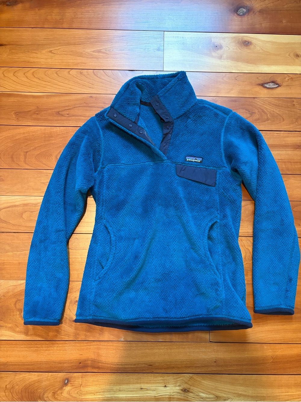 Patagonia Teal Snap-T Fleece Pullover